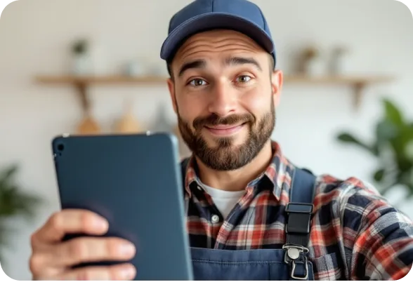 Bas app op iPad voor verhuizers onderweg