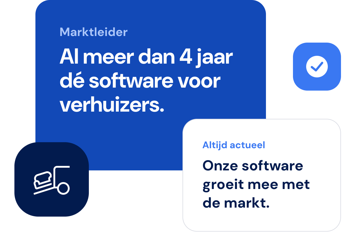 Textblock: Bas ist seit über 4 Jahren Marktführer in Umzugssoftware