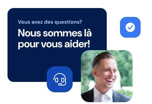 Collaborateur du support Bas prêt à vous aider