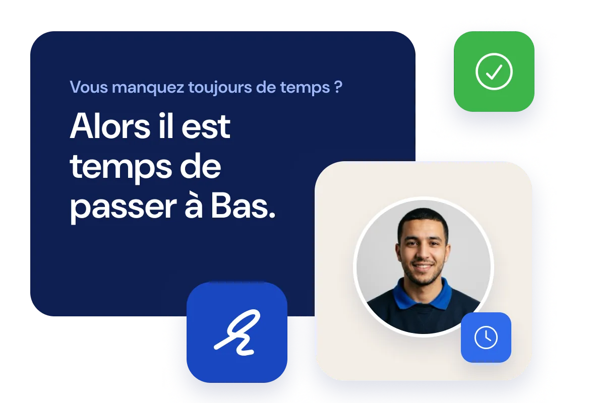 Vous manquez toujours de temps ? Alors il est temps de passer à Bas. Avec un déménageur de l’équipe