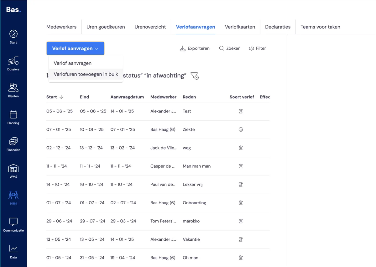 Mit Urlaub beginnen 1 – Anfangssaldo für alle Mitarbeiter eingeben: Screenshot 1