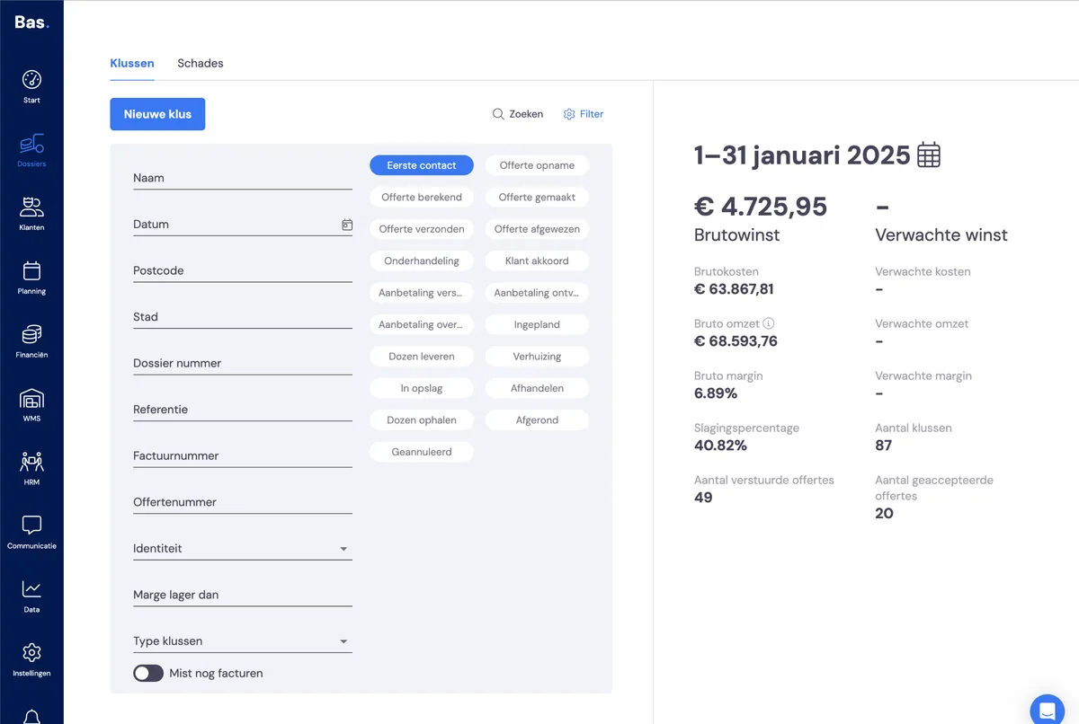 Der Standard-Workflow eines Auftrags: Screenshot 4