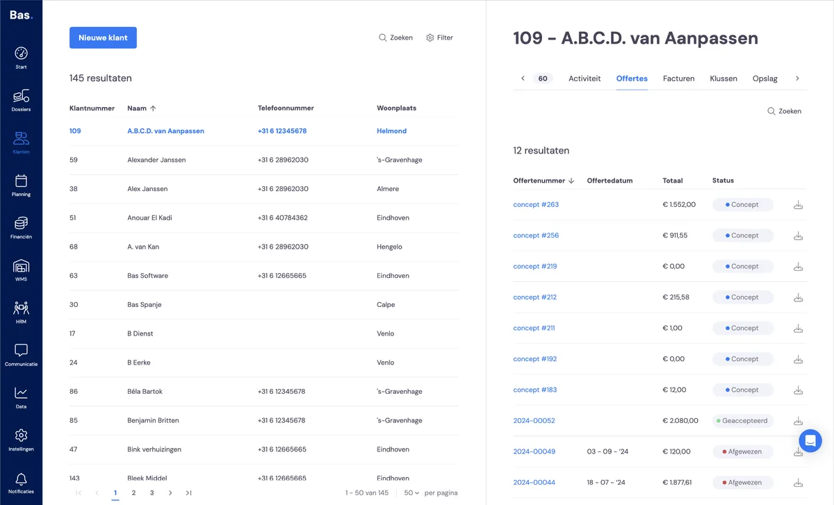 Customer information: screenshot 5