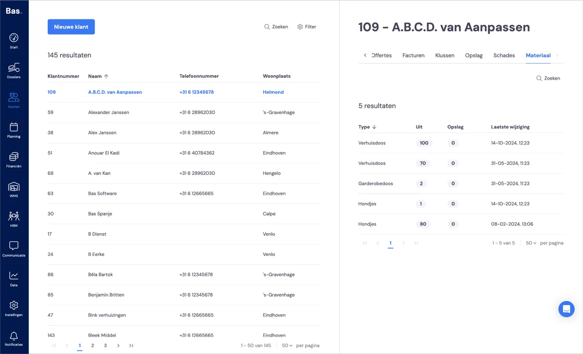 Customer information: screenshot 7