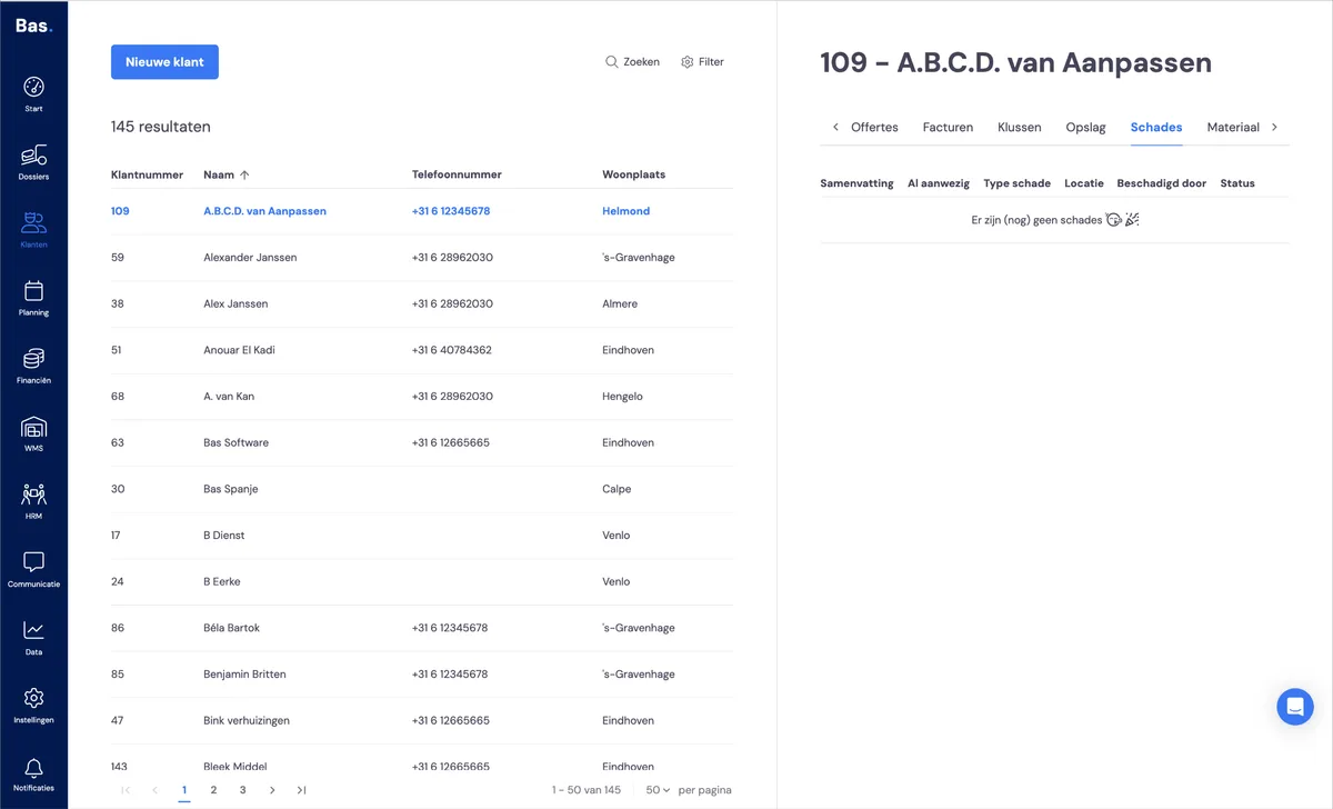 Customer information: screenshot 8