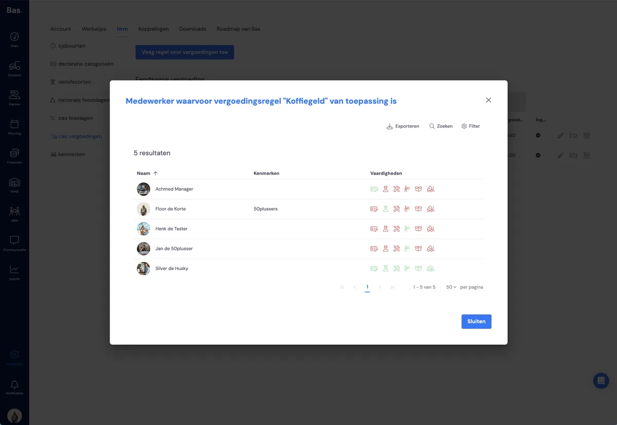 Vergütungen: Screenshot 7