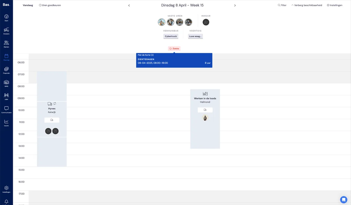 Krankmeldungen: Screenshot 1