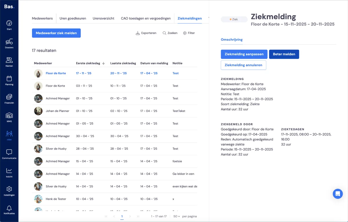 Krankmeldungen: Screenshot 4