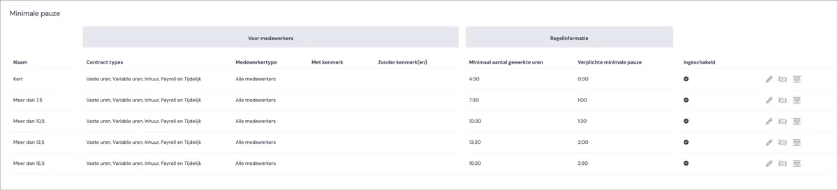 Settings for how the new hours registration works: screenshot 2
