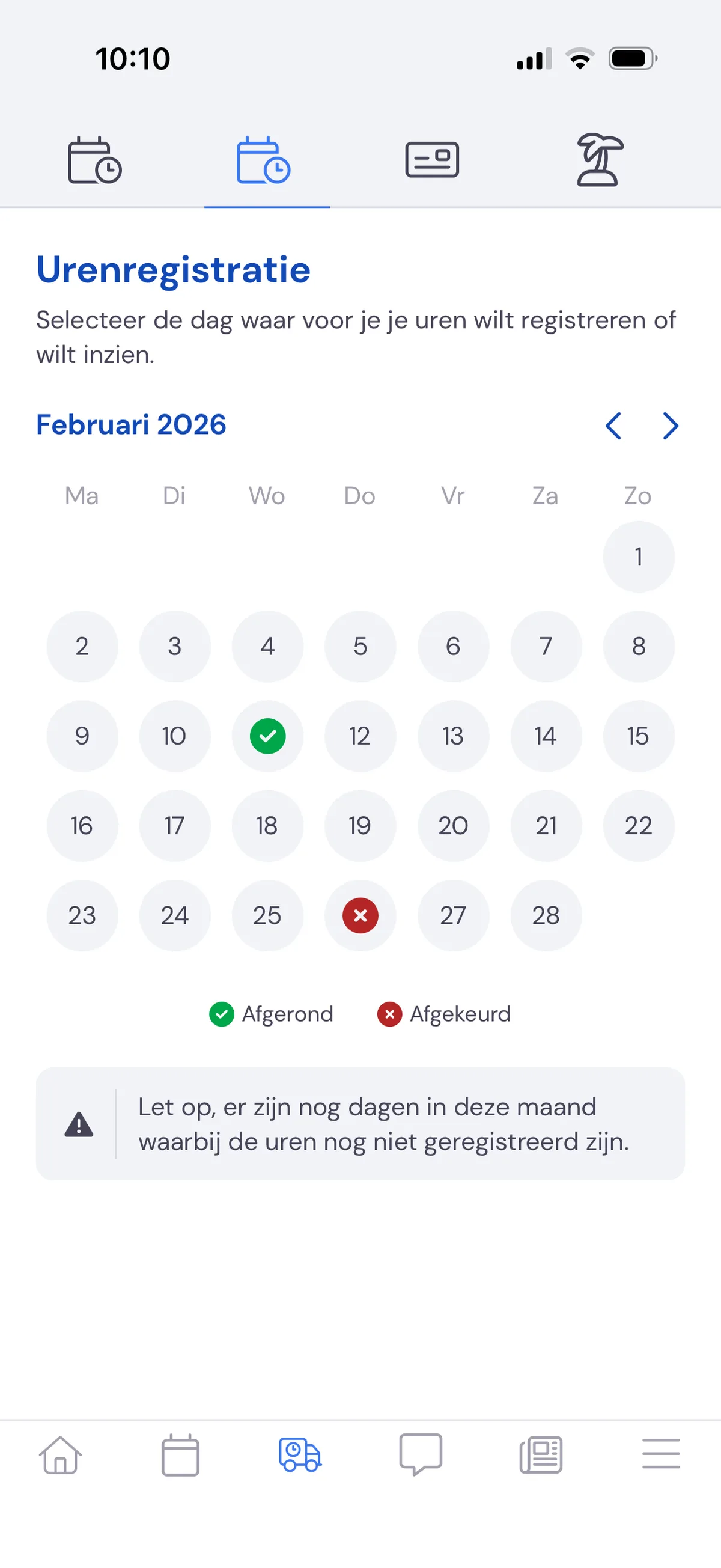 Die neue Zeiterfassung - Stunden erfassen durch den Mitarbeiter: Screenshot 4