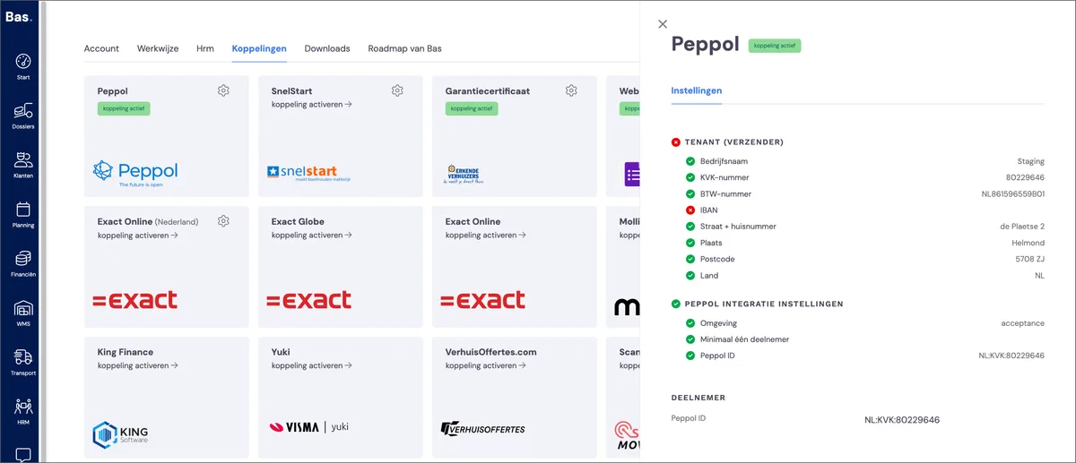 Peppol: Screenshot 2