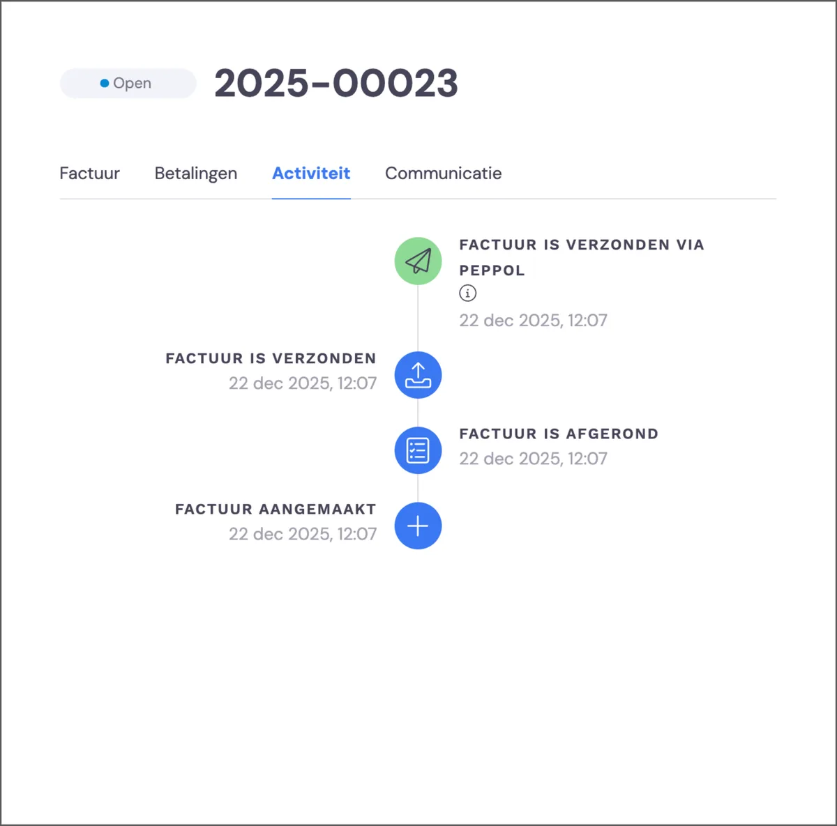 Peppol: Screenshot 5