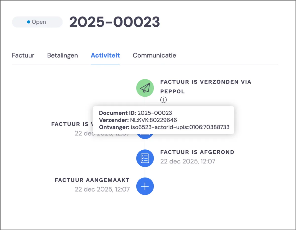 Peppol: Screenshot 6