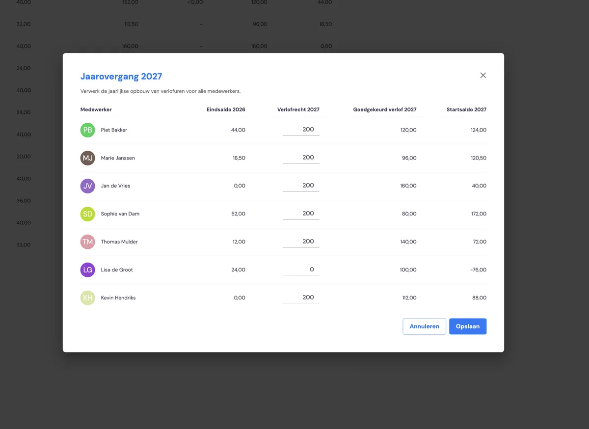 Urlaubssalden (Beta): Screenshot 7