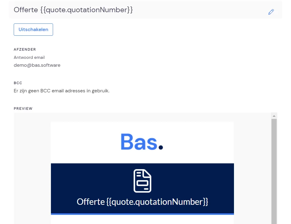 E-mail messaging settings: screenshot 1