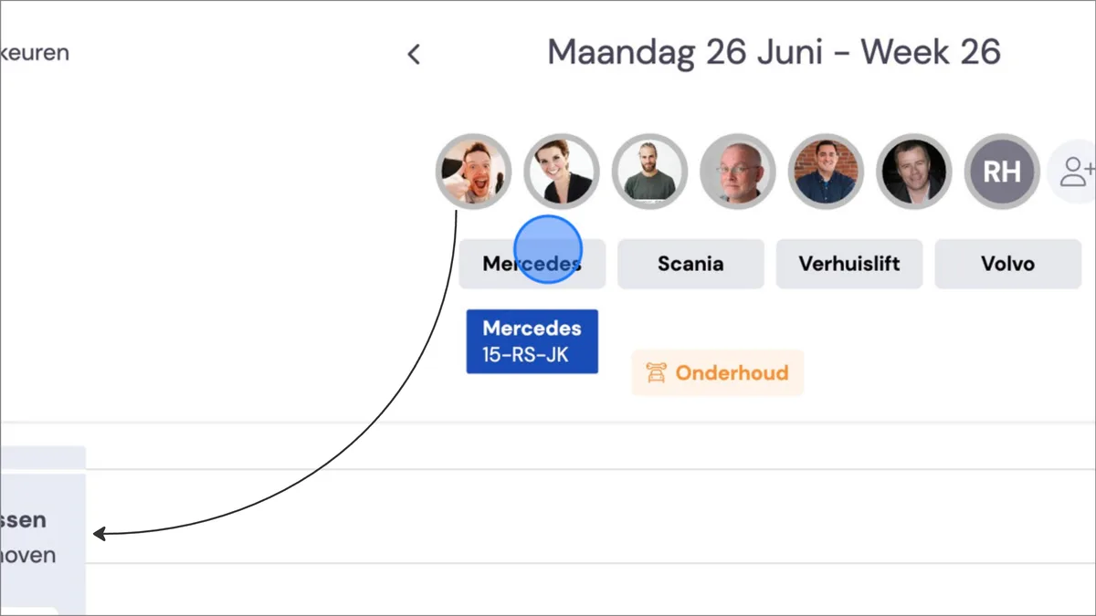 Fahrzeuge und Mitarbeiter einplanen: Screenshot 1