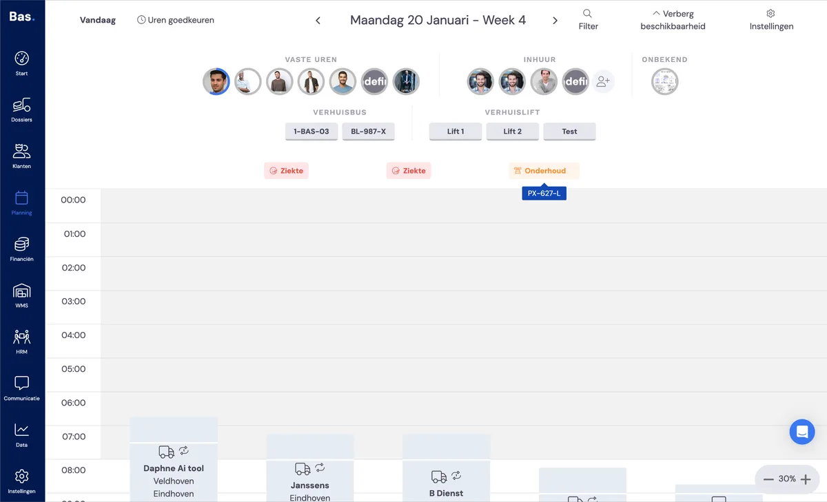 Vehicle availability: screenshot 3