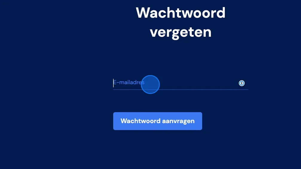 Screenshot of: Click on