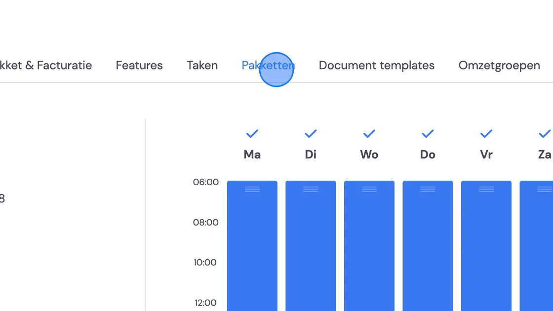 Screenshot of: Click on