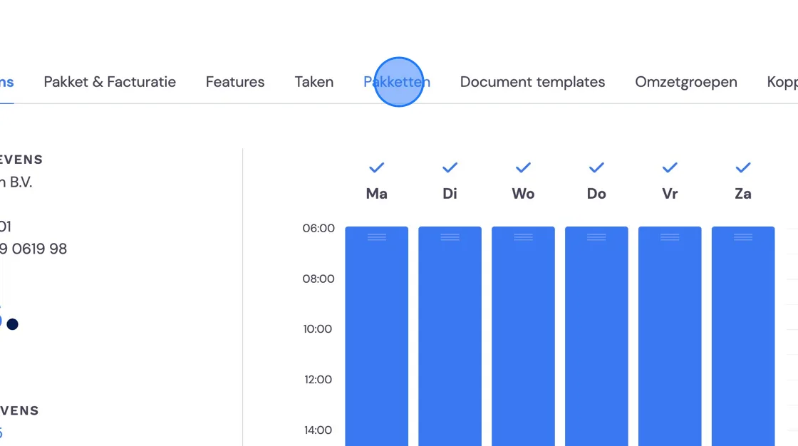 Screenshot of: Click