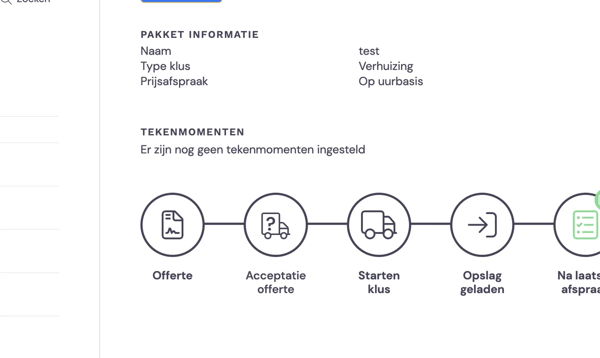 Setting up a business package based on hourly rates: screenshot 10