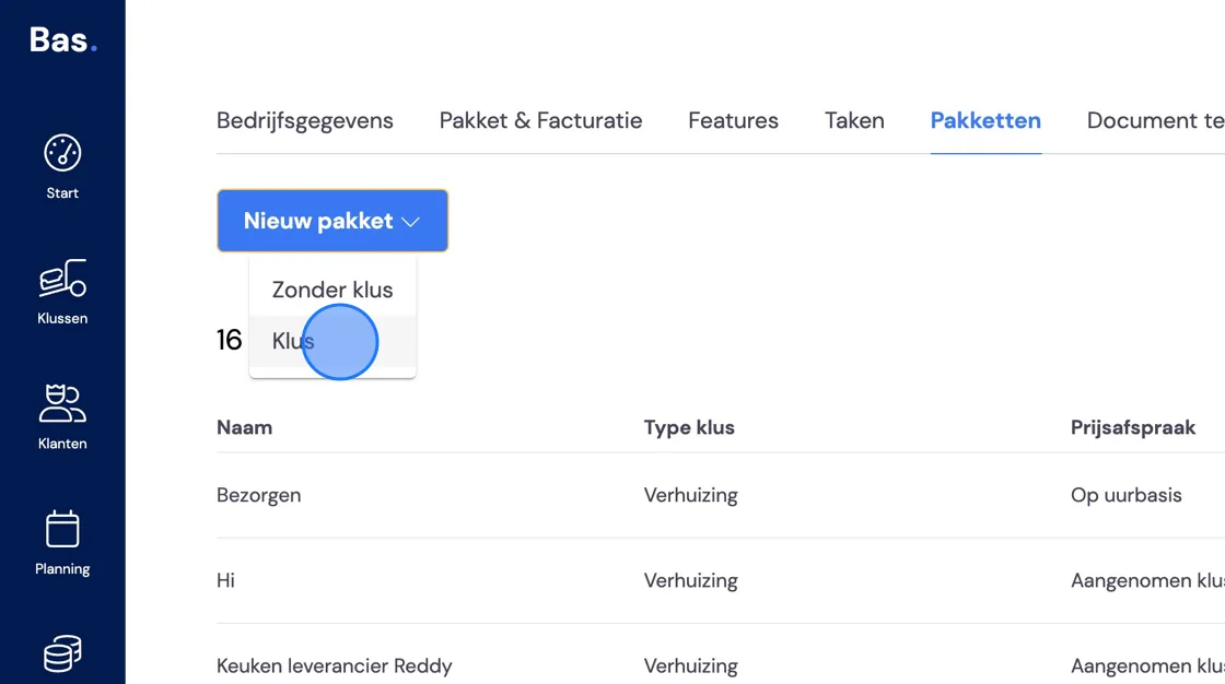 Screenshot of: Here choose