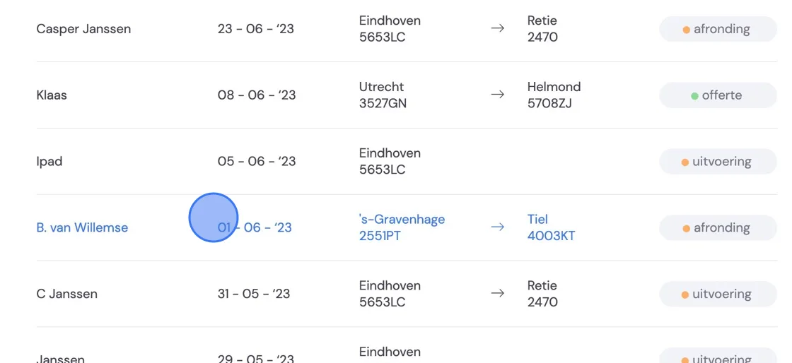 Screenshot of: Cliquez 