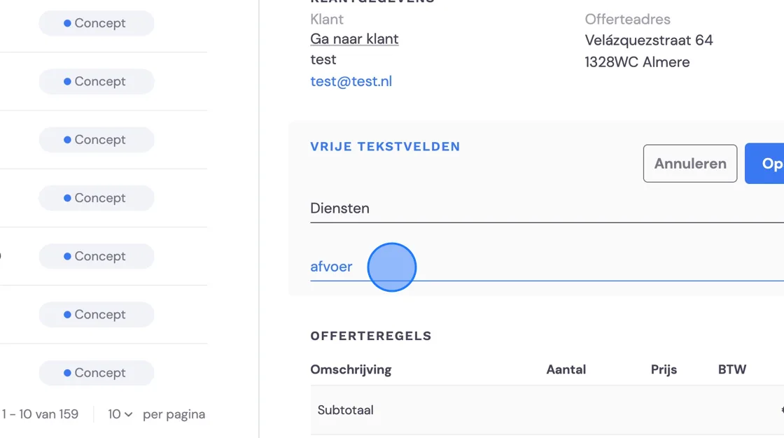 Screenshot of: Click the