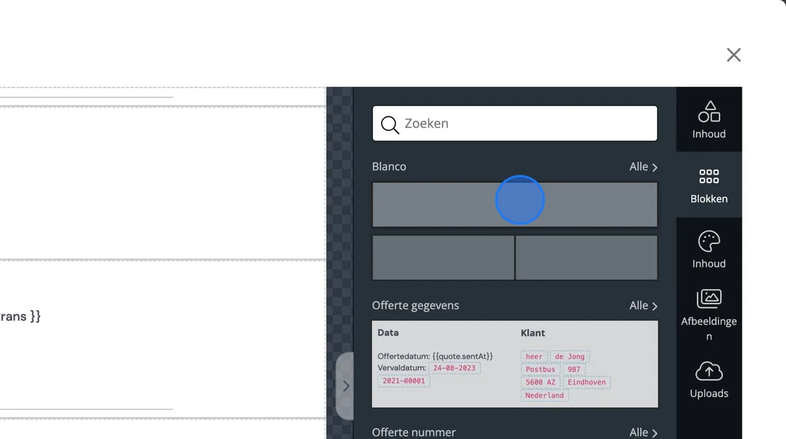Screenshot of: Click here.