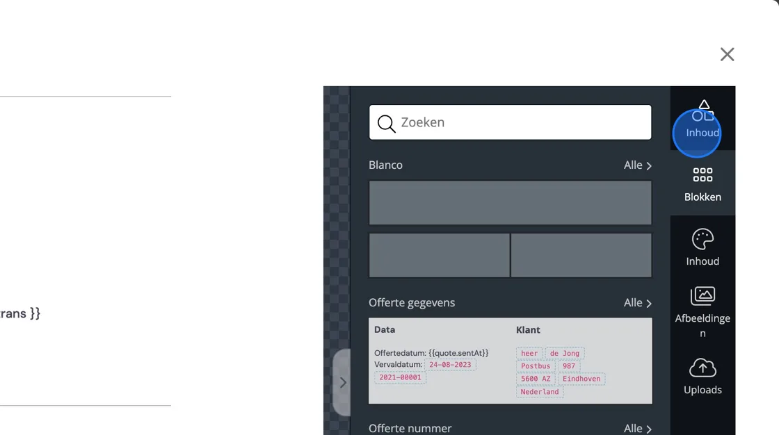 Screenshot of: Click