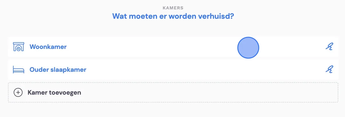 Screenshot of: Click here.
