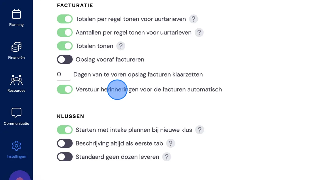 Screenshot of: Click