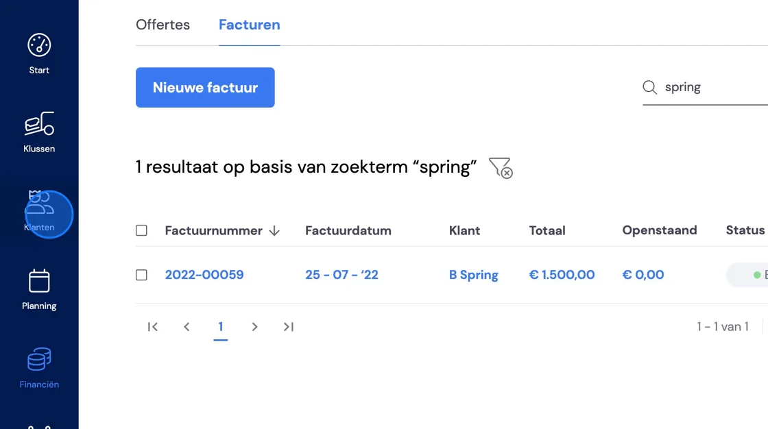 Screenshot of: Click here.