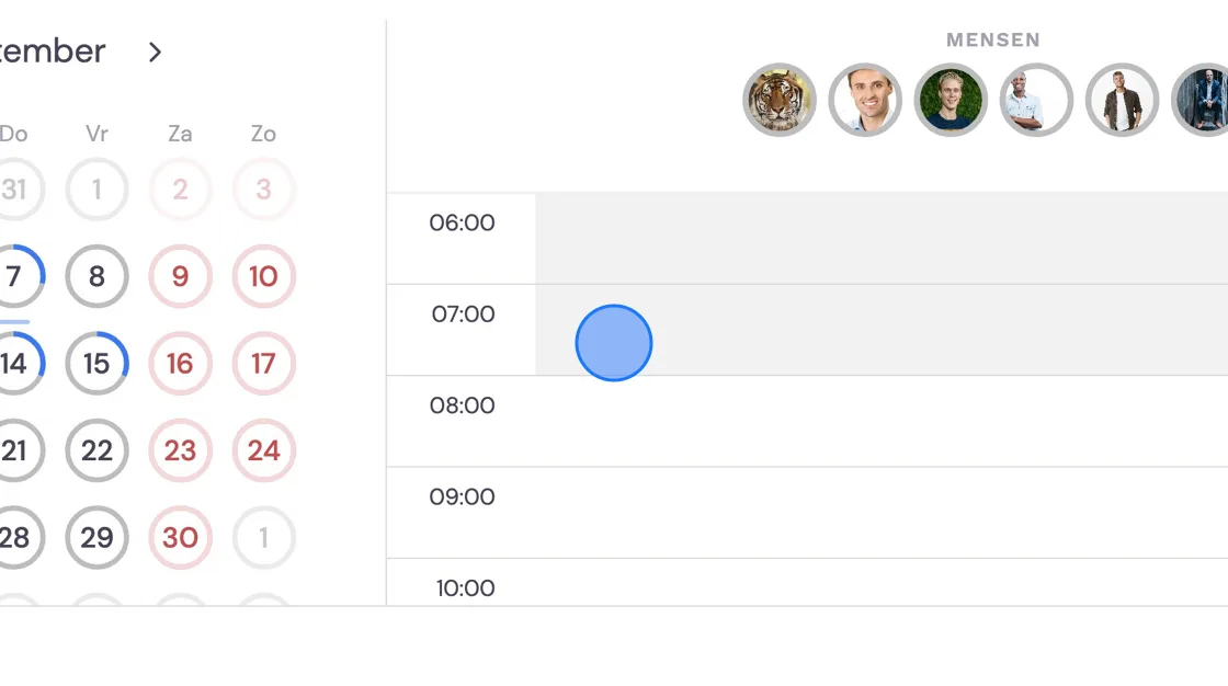 Screenshot of: Click here.