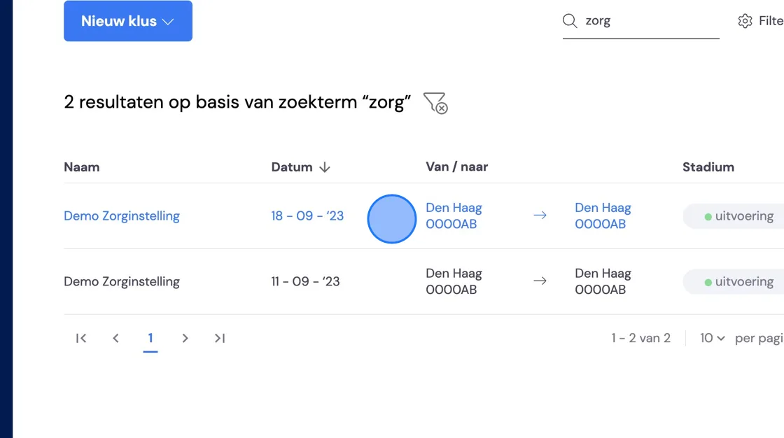 Screenshot of: Click 