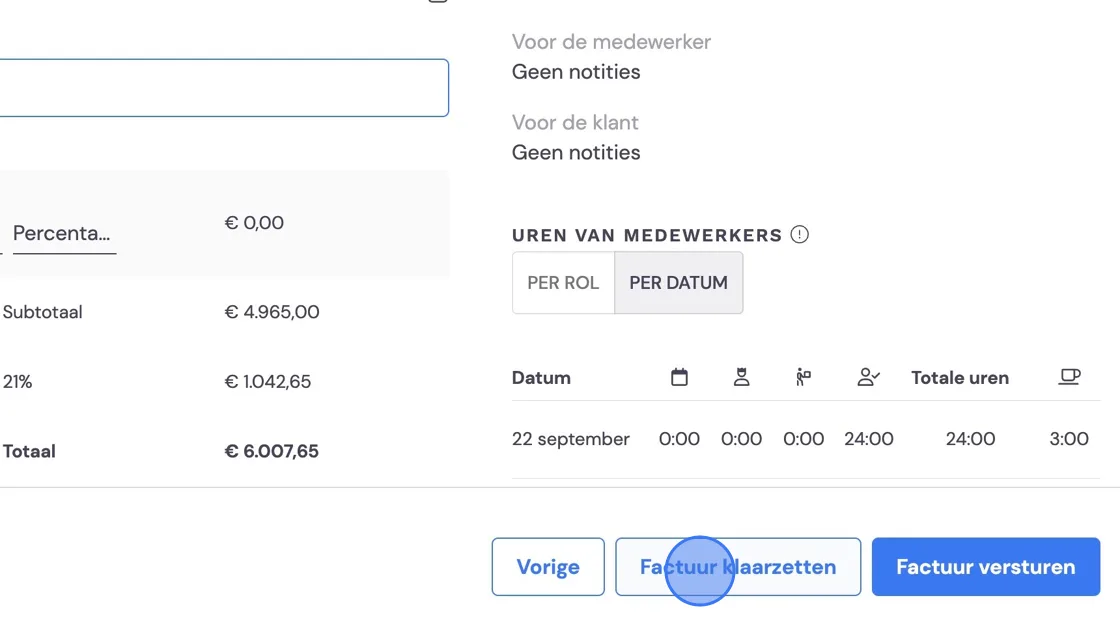 Screenshot of: Click 