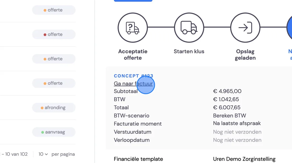Screenshot of: Click 