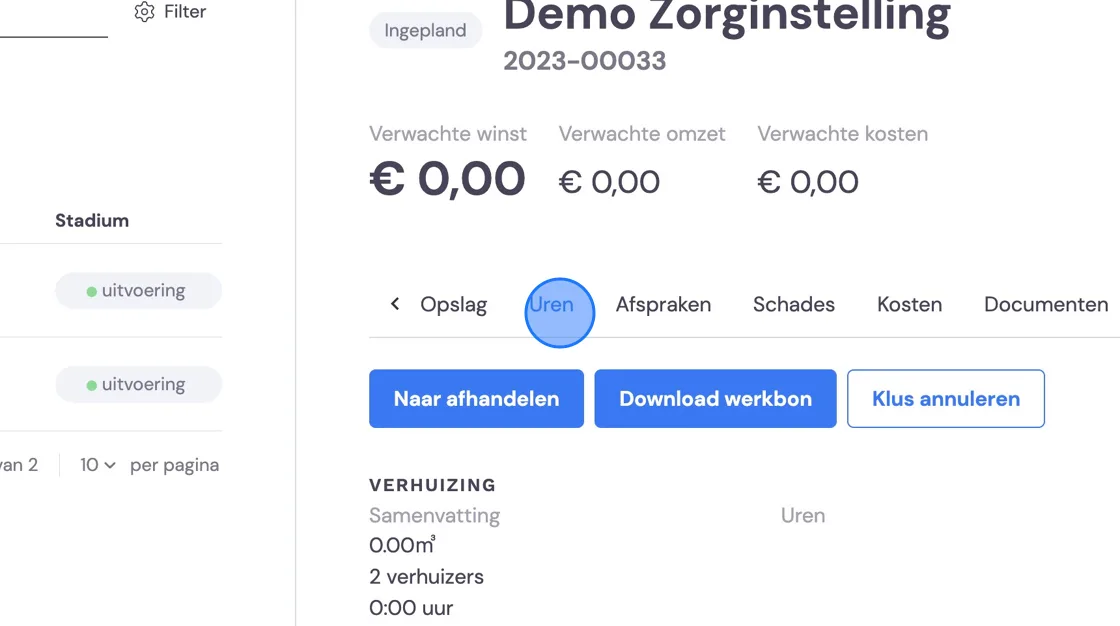 Screenshot of: Click 