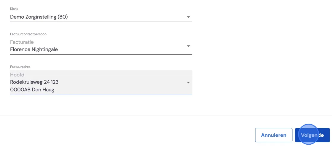 Screenshot of: Click 