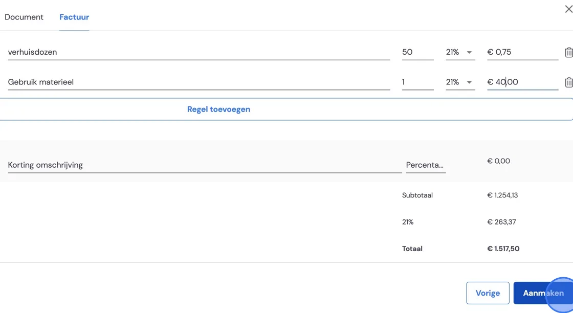 Screenshot of: Click 
