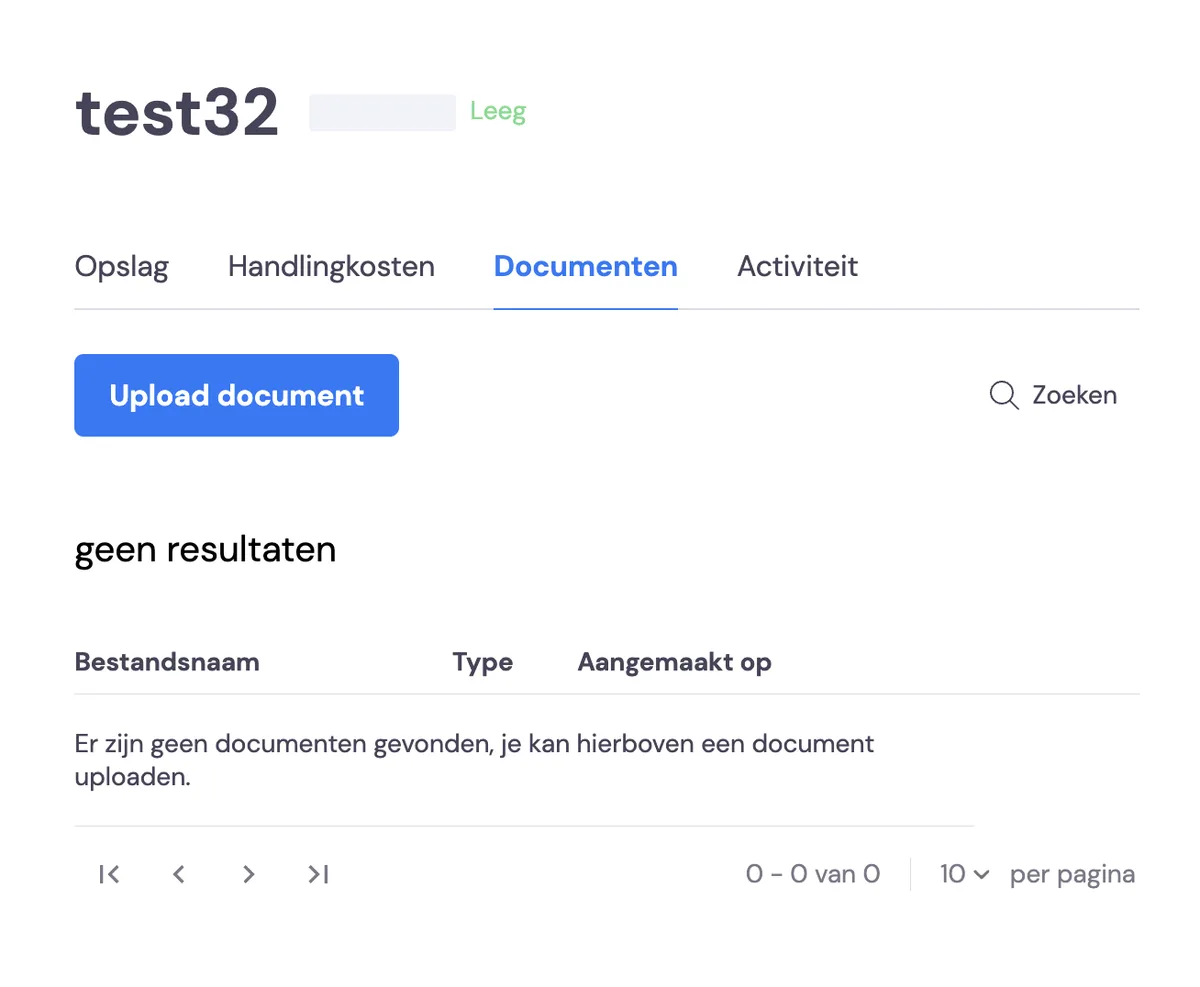 Unloading and clearing storage - retaining storage history: screenshot 3