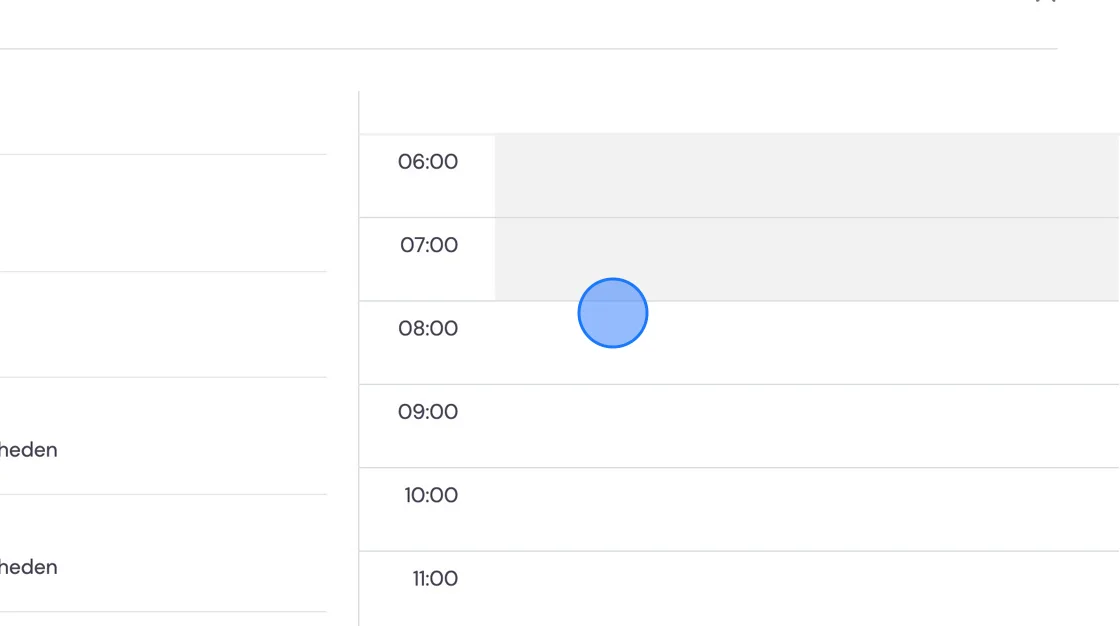 Screenshot of: Click here.