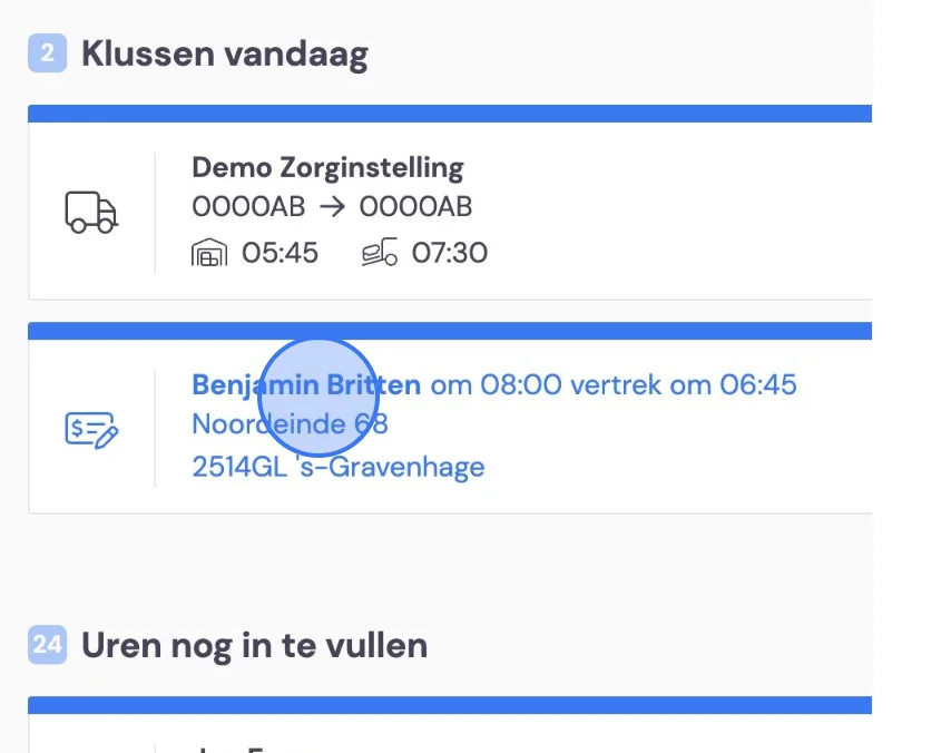 Het maken van een taxatieafspraak: schermafbeelding 19