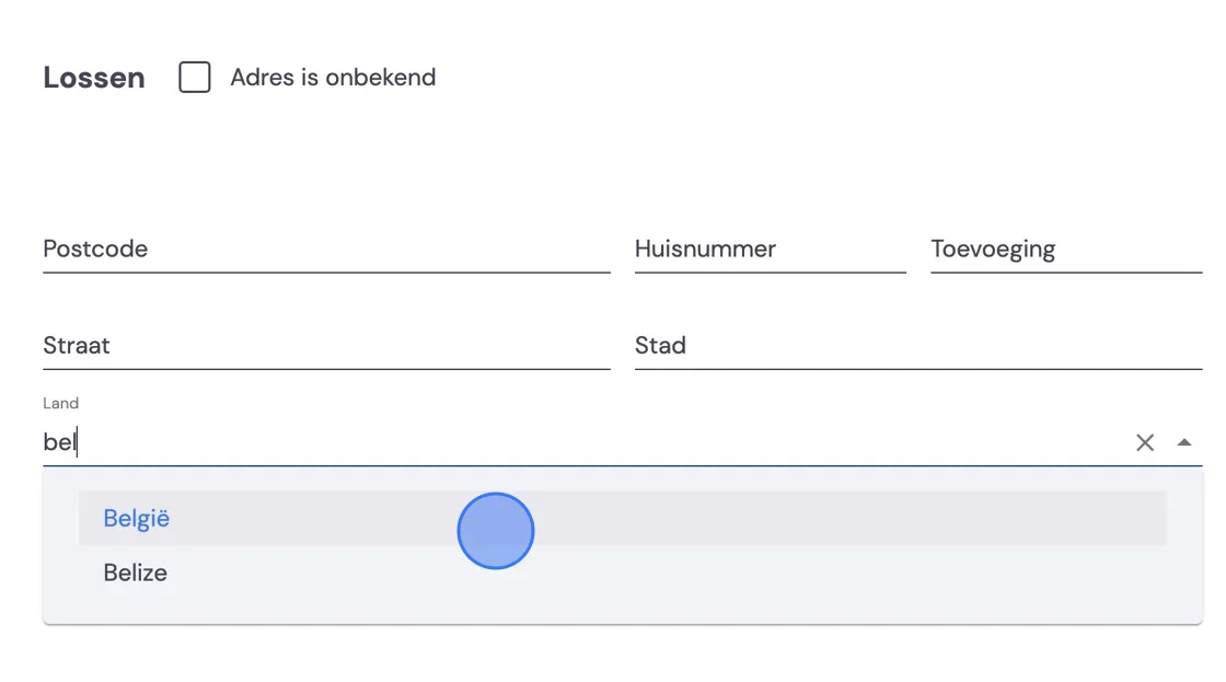 Screenshot of: Click