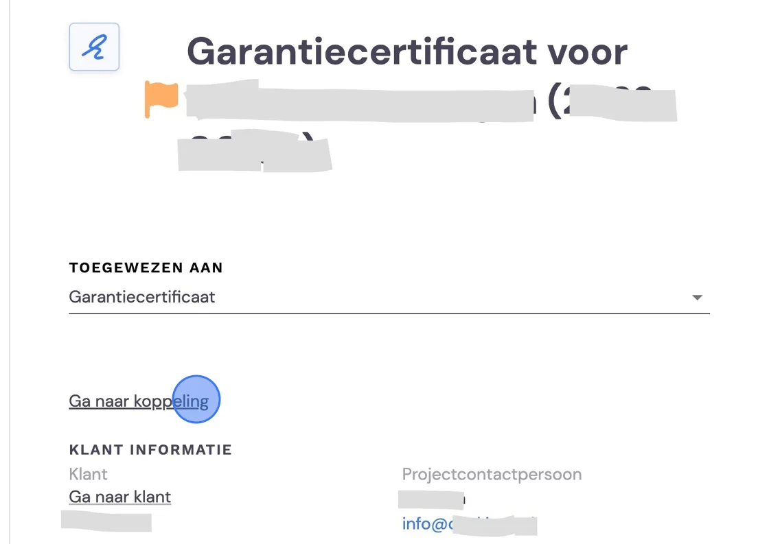 Screenshot of: Click