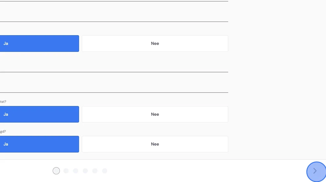 Screenshot of: Click here.