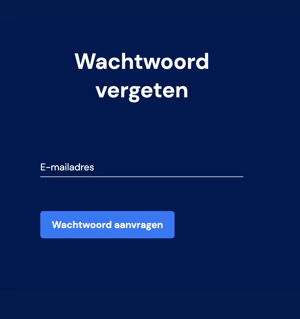 (First-time) login not working: screenshot 4