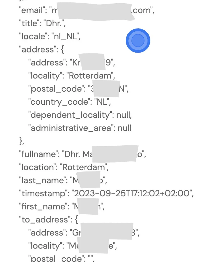 Screenshot of: