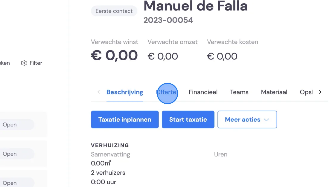 Capture d'écran : cliquez sur