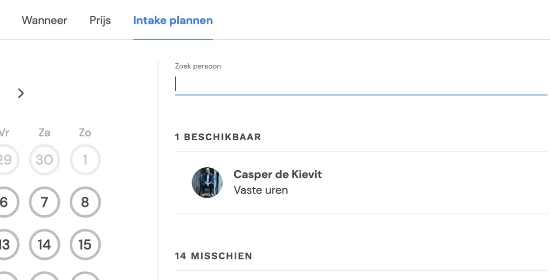 Capture d'écran : cliquez sur